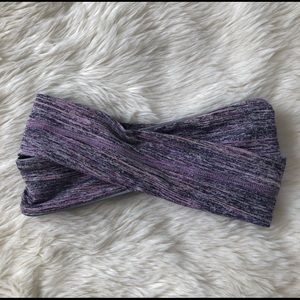 Purple LuluLemon Run and Done Ear Warmer Headband